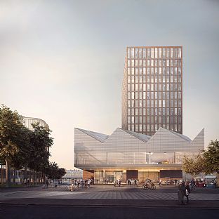 C.F. Møller Architects in a competition for Lunds Central Station - C.F. Møller
