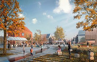 C.F. Møller Architects presenterar ett förslag på en ny vision för Garden City - C.F. Møller. Photo: WyrdTree