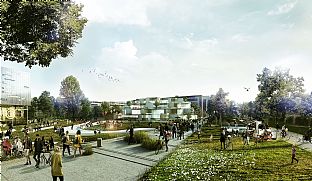 C.F. Møller and Transform win the worlds best city campus - C.F. Møller. Photo: C.F. Møller & Transform