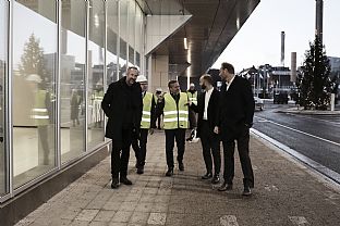 Danmarks utrikesminister besökte C.F. Møller-projekt i Stockholm - C.F. Møller. Photo: C.F. Møller