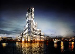 Dokken Towers in Esbjerg revealed - C.F. Møller. Photo: C.F. Møller
