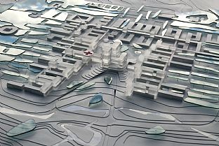 Model - The largest hospital design commission in Danish history is won by a consultancy team led by C. F. Møller Architects  - C.F. Møller. Photo: Rådgivergruppen DNU