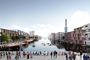 Team C.F. Møller wins ambitious urban development project - C.F. Møller. Photo: C.F. Møller Architects