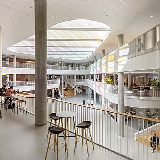 Via University College Campus Horsens / C.F. Møller Architects - C.F. Møller Architects has a strong 2021 - C.F. Møller. Photo: C.F. Møller Architects / Adam Mørk