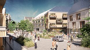 Visjon for en trygg, attraktiv og bærekraftig småby for fremtiden annonsert - C.F. Møller