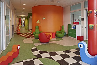  Ålesund Hospital, new paediatric unit. C.F. Møller. Photo: Kim Muller