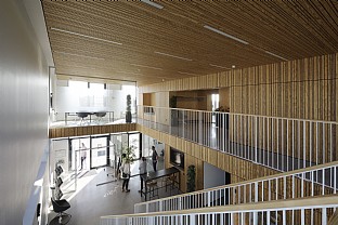  Abwasserkläranlage Ost Personalgebäude. C.F. Møller. Photo: Martin Schubert