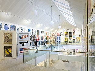  Dansk Plakatmuseum i Den Gamle By. C.F. Møller. Photo: Jakob Tjellesen