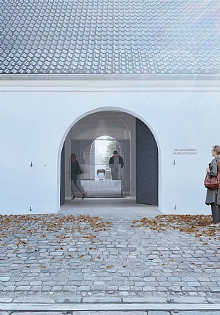  Museum Kolding, The Stable Yard. C.F. Møller. Photo: C.F. Møller Architects