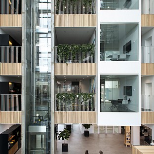  Nobelparken - extension with office building. C.F. Møller. Photo: Julian Weyer