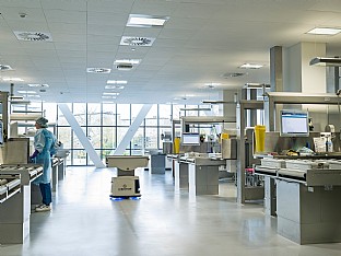  Rigshospitalet (National Hospital) - Instrument sterilization centre and freight terminal. C.F. Møller. Photo: Jørgen True