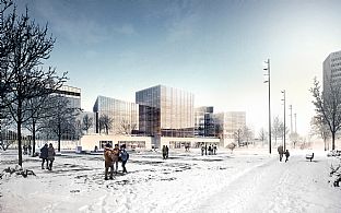 2. Plads i International konkurrence  - C.F. Møller. Photo: C.F. Møller Architect / Stähelin Architekten 