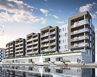 45 nya bostäder vid vattnet i Ålborg - C.F. Møller