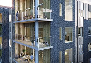 45 nye boliger på vandkanten i Aalborg - C.F. Møller