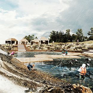 Aarhus Blueline, C.F. Møller Architects - New landcape concept in Denmark enhances biodiversity - C.F. Møller. Photo: C.F. Møller Architects