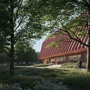 Aarhus-Hallen, C.F. Møller Architects - Aarhus-Hallen reaches an important milestone in the ongoing design process - C.F. Møller. Photo: C.F. Møller Architects