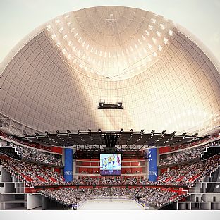 Avicii Arena, C.F. Møller Architects, HOK, sbp - Avicii Arena öppnar igen efter omfattande renovering och modernisering - C.F. Møller. Photo: HOK
