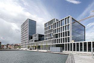 Bestsellers nye kontor på Aarhus havnefront - C.F. Møller. Photo: Julian Weyer