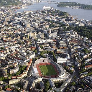 Bislett Stadion - Die Multi-Arena der Zukunft ist flexibel, nachhaltig und stets relevant - C.F. Møller. Photo: Terje Løchten/ NTB/ Ritzau Scanpix