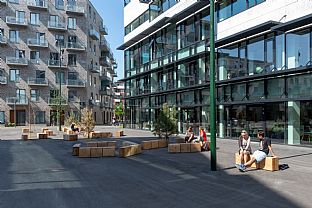 Brewery site made livable in Denmark - C.F. Møller. Photo: Julian Weyer