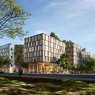 C.F. Møller Architects: BMU Bundesministerium für Umweltschutz - Vi växer i Berlin - C.F. Møller. Photo: C.F. Møller Architects / Beauty & the Bit
