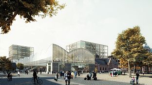 C.F. Møller Architects / Elding Oscarson Wins Competition for New Central Station in Lund, Sweden - C.F. Møller. Photo: C.F. Møller Architects/Elding Oscarson