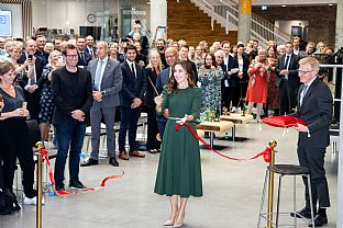 C.F. Møller Architects / Via University College Horsens - HRH Crown Princess Mary inaugurates Via University College Horsens - C.F. Møller. Photo: Via University College Horsens