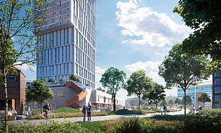 C.F. Møller Architects afslører nyt tårn på prominent plads - C.F. Møller. Photo: Aesthetica Studio