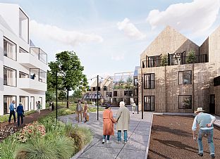 C.F. Møller Architects and Sveafastigheter have been assigned a land allocation for housing for the elderly and care homes in central Simrishamn, Sweden. - C.F. Møller. Photo: C.F. Møller Architects