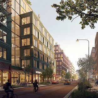 C.F. Møller Architects designs green urban environment with new offices and housing  - C.F. Møller