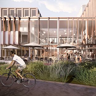 C.F. Møller Architects forslag til Lunds nye kongrescenter, HYBRID, anbefales af bedømmelsesudvalget  - C.F. Møller