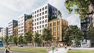 C.F. Møller Architects gewinnt den Grundstücksvergabewettbewerb in Huddinge - C.F. Møller