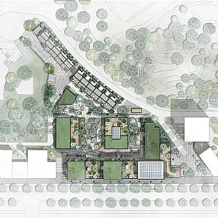 C.F. Møller Architects gewinnt den Grundstücksvergabewettbewerb in Huddinge - C.F. Møller