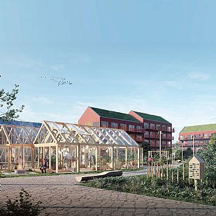 C.F. Møller Architects har tilldelats markanvisning i Växjö för 120 hållbara lägenheter - C.F. Møller