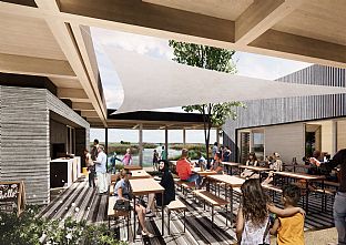 C.F. Møller Architects is designing a new meeting place for village life - C.F. Møller. Photo: C.F. Møller Architects