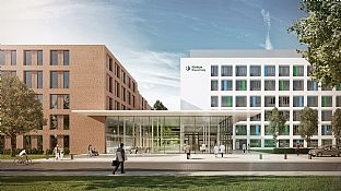 C.F. Møller Architects og HENN har fått tildelt et sykehusprosjekt i Braunschweig i Tyskland - C.F. Møller. Photo: C.F. Møller/HENN