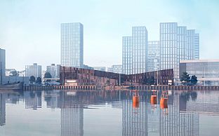 C.F. Møller Architects og Nordland Arkitekter vinder opgaven om nyt parkerings- og aktivitetshus i Aarhus - C.F. Møller. Photo: C.F. Møller Architects / Nordland Arkitekter