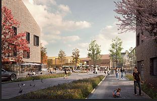 C.F. Møller Architects presenterar ett förslag på en ny vision för Garden City - C.F. Møller. Photo: WyrdTree
