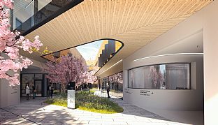 C.F. Møller Architects receive planning approval for a new mental health hospital in London - C.F. Møller. Photo: C.F. Møller Architects