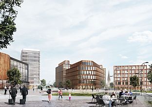 C.F. Møller Architects utvikler nytt kontorområde i Uppsala - C.F. Møller. Photo: C.F. Møller Architects
