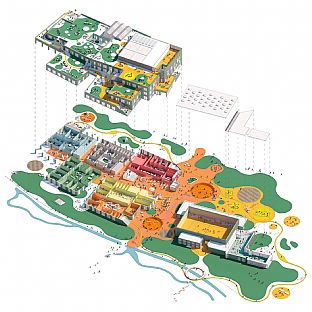 C.F. Møller Architects vinder i samarbejde med Nordland Arkitekter skolekonkurrence i Tyskland - C.F. Møller. Photo: C.F. Møller Architects / Nordland Arkitekter