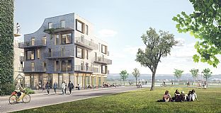 C.F. Møller Architects wins competition for new timber-built housing in Lund - C.F. Møller