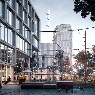 C.F. Møller Architects wins international competition in historic part of Munich, Germany - C.F. Møller