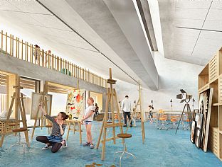 C.F. Møller Architects wins new school contract - C.F. Møller. Photo: C.F. Møller Architects