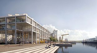 C.F. Møller and EFFEKT win architectural competition for the new SIMAC - C.F. Møller. Photo: C.F. Møller Architects & EFFEKT