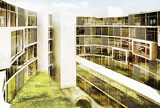 C.F. Møller bak italiensk sykehus campus - C.F. Møller. Photo: C.F. Møller