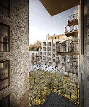 C.F. Møller designar bostäder på Sundmolen i Nordhavn - C.F. Møller. Photo: C.F. Møller