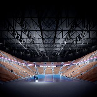 C.F. Møller is also behind the recently presented plans for a new multi-arena area in Aalborg and a new velodrome in Aarhus. - Team lett av C.F. Møller Architects vinner tävling om stadsutveckling av Nygårdstangen med ny multiarena i Bergen - C.F. Møller. Photo: SORA IMAGES