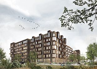 C.F. Møller is designing a residential block in Ørestad - C.F. Møller. Photo: C.F. Møller