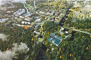 C.F. Møller og TREDJE NATUR tegner fremtidens Gustavsberg - C.F. Møller. Photo: C.F. Møller og Tredje Natur